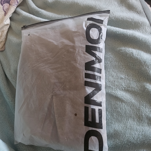 SHEIN Brown Deep Vneck Ribbed Collared Tunic Top - Picture 5 of 7